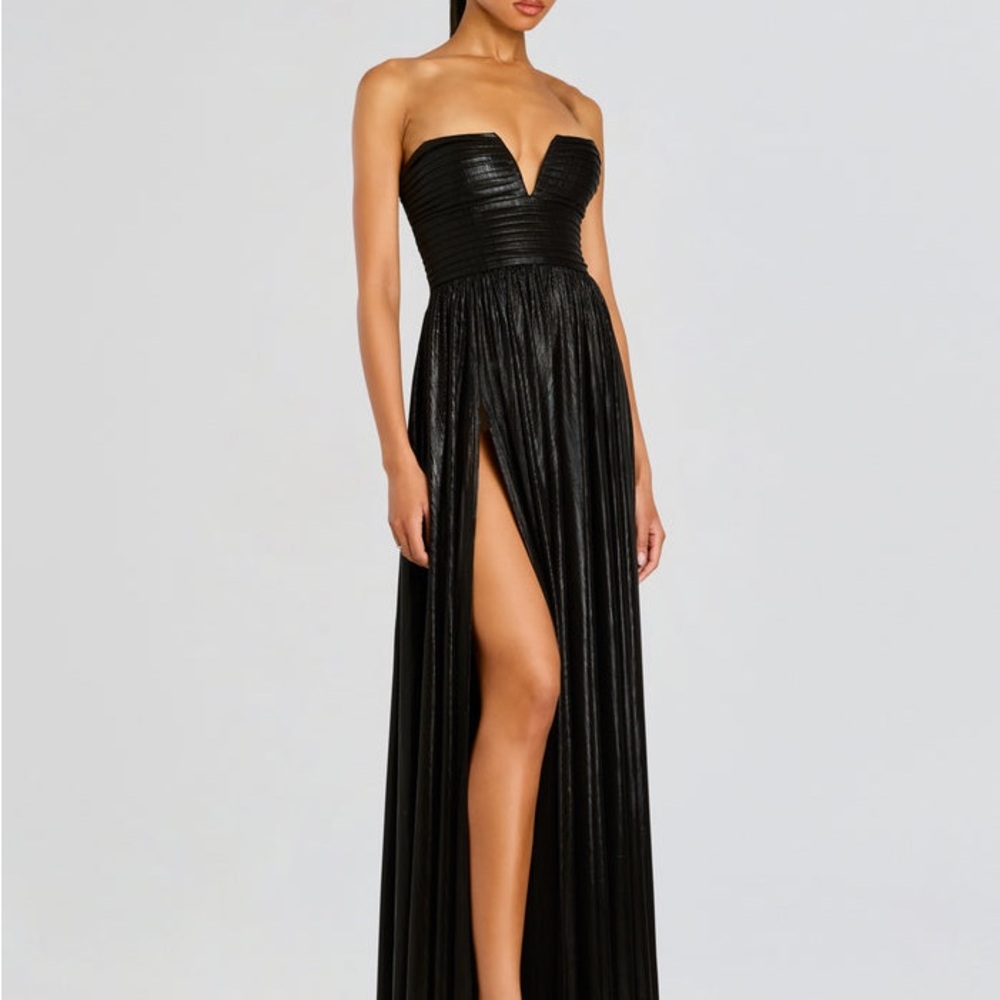 Retrofete Yvonne Shimmering Black Dress - Picture 2 of 6